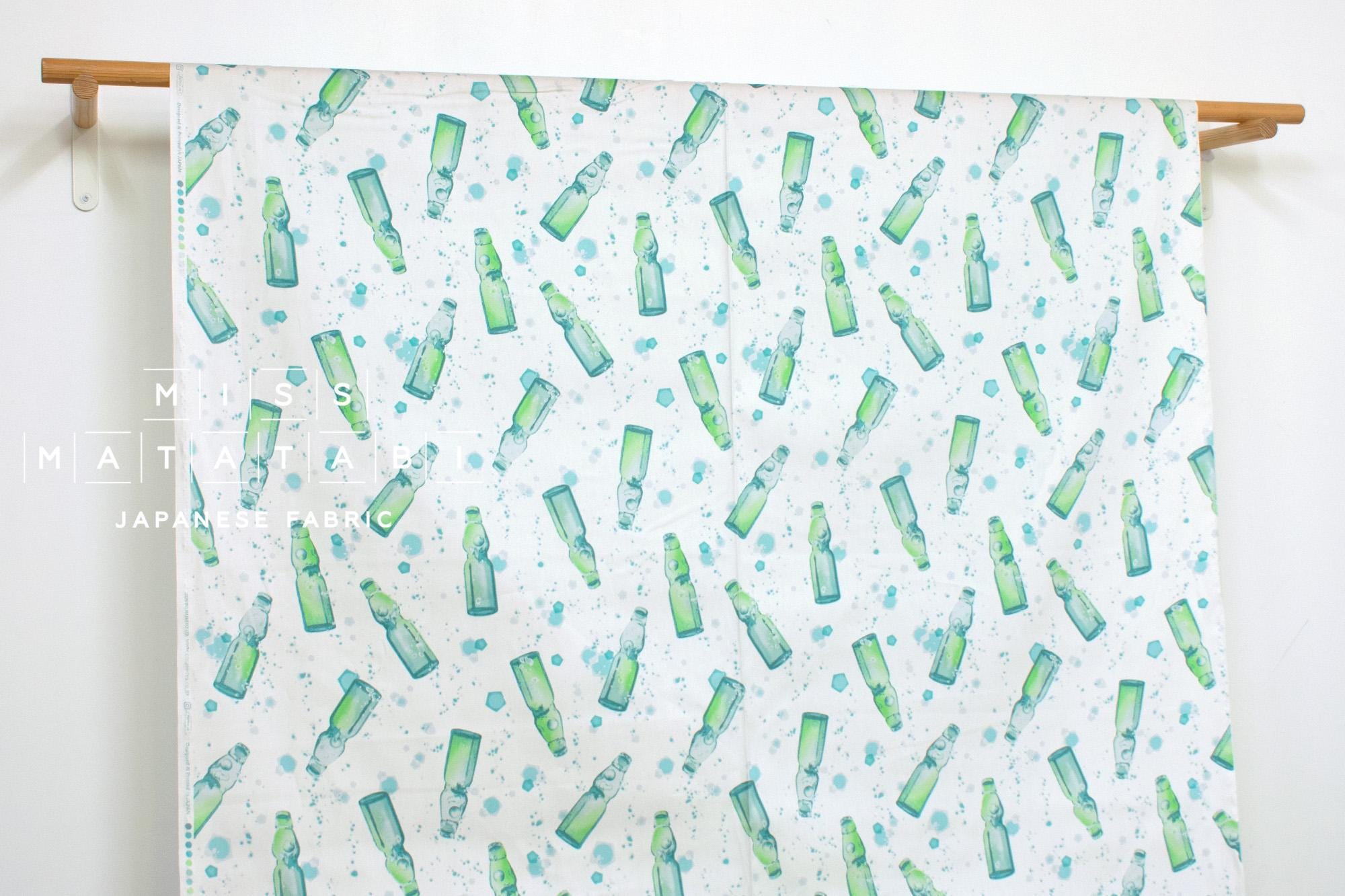 Japanese Fabric Ramune Drink - green - 50cm