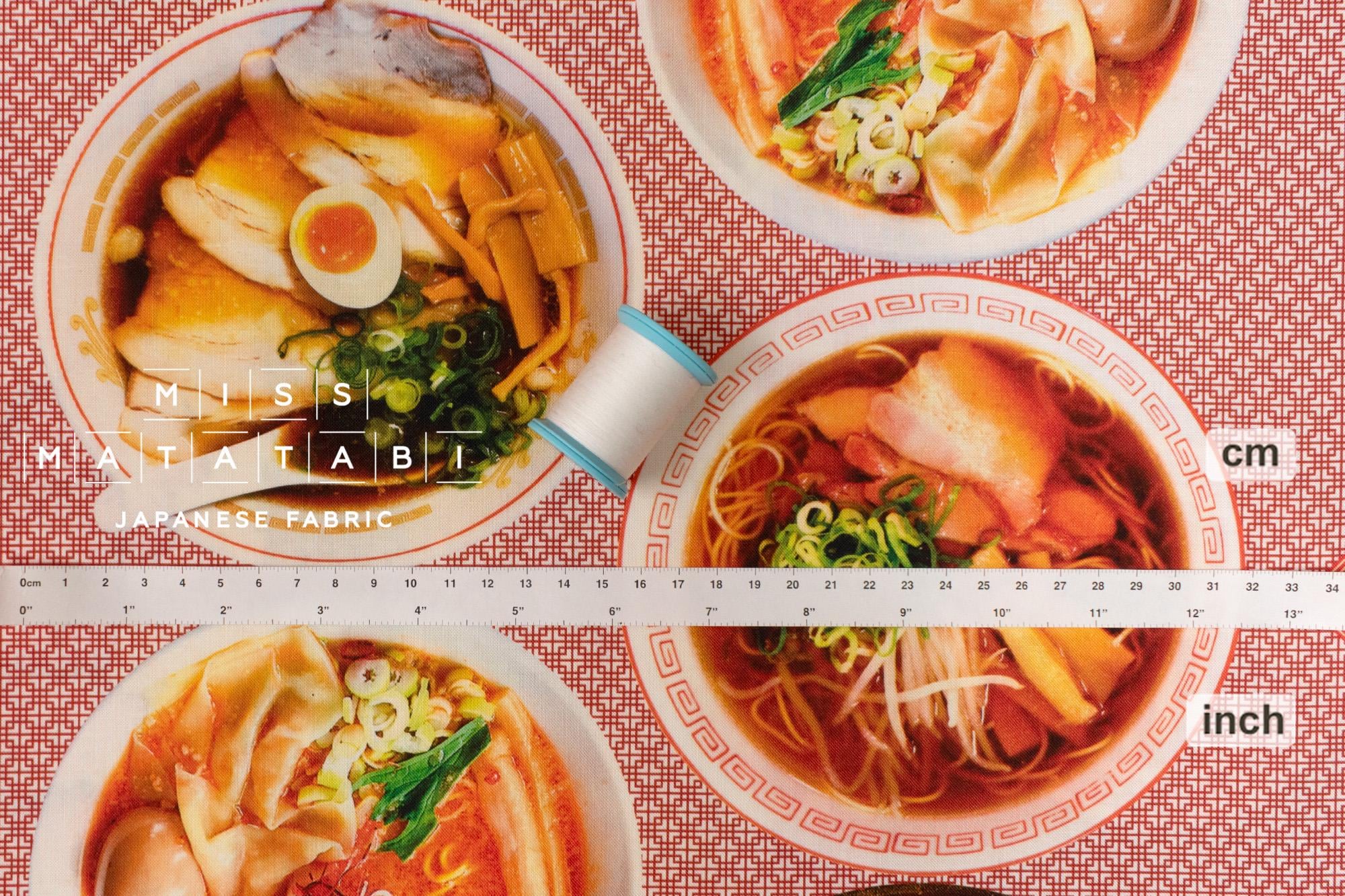Japanese Fabric Love Ramen and Gyoza - 50cm
