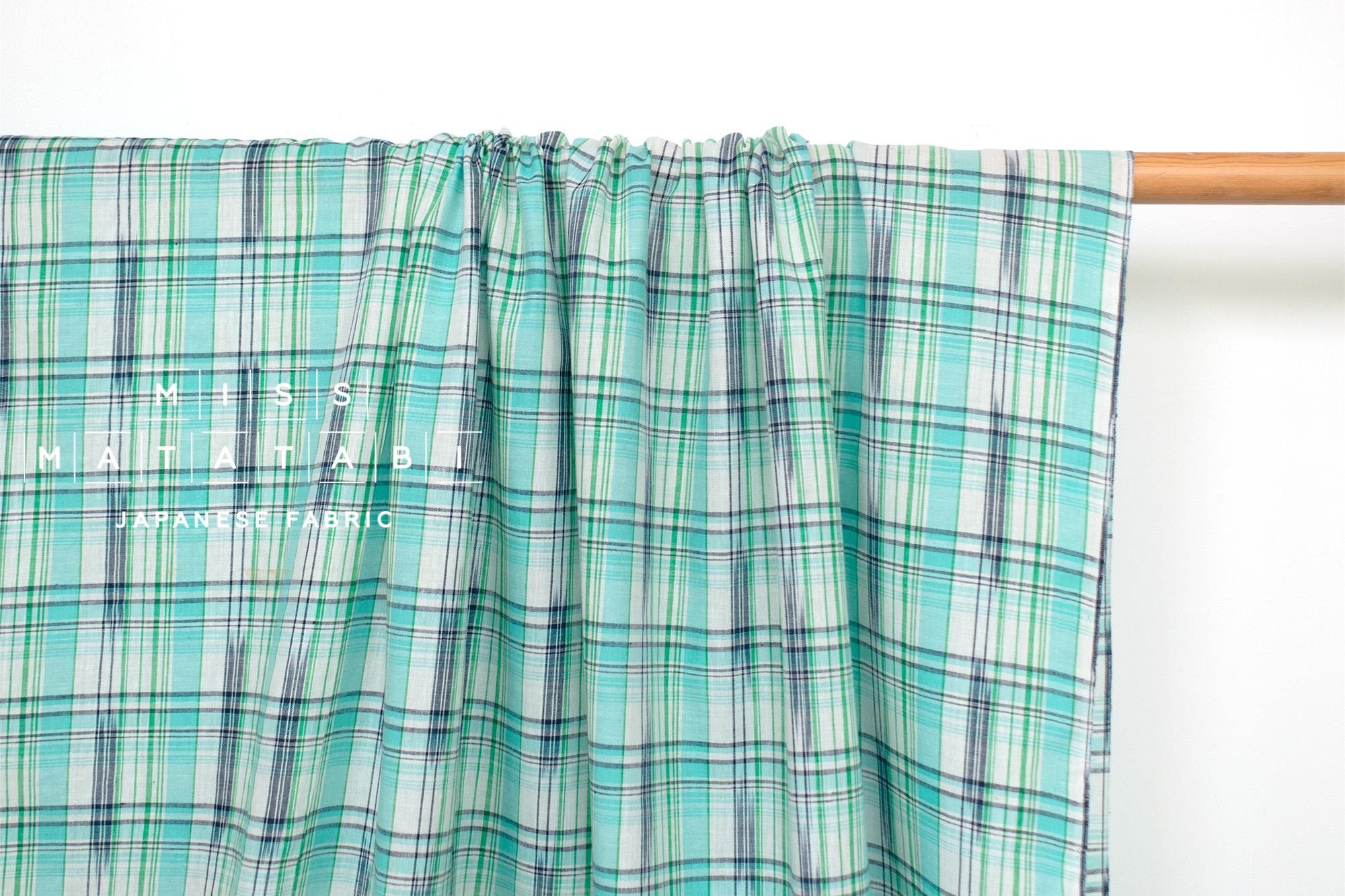DEADSTOCK Japanese Fabric Madras Check Cotton II - 11 - 50cm