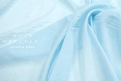 DEADSTOCK Japanese Fabric Shokunin Collection Azumadaki Cotton Silk Blend - sky blue - 50cm