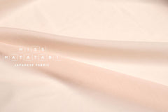 DEADSTOCK Japanese Fabric Shokunin Collection Azumadaki Cotton Silk Blend - pale apricot pink - 50cm