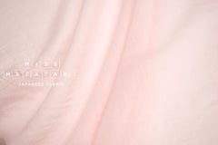DEADSTOCK Japanese Fabric Shokunin Collection Azumadaki Cotton Silk Blend - pale pink - 50cm