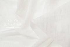 DEADSTOCK Japanese Fabric Shokunin Collection Azumadaki Cotton Silk Blend - off white - 50cm