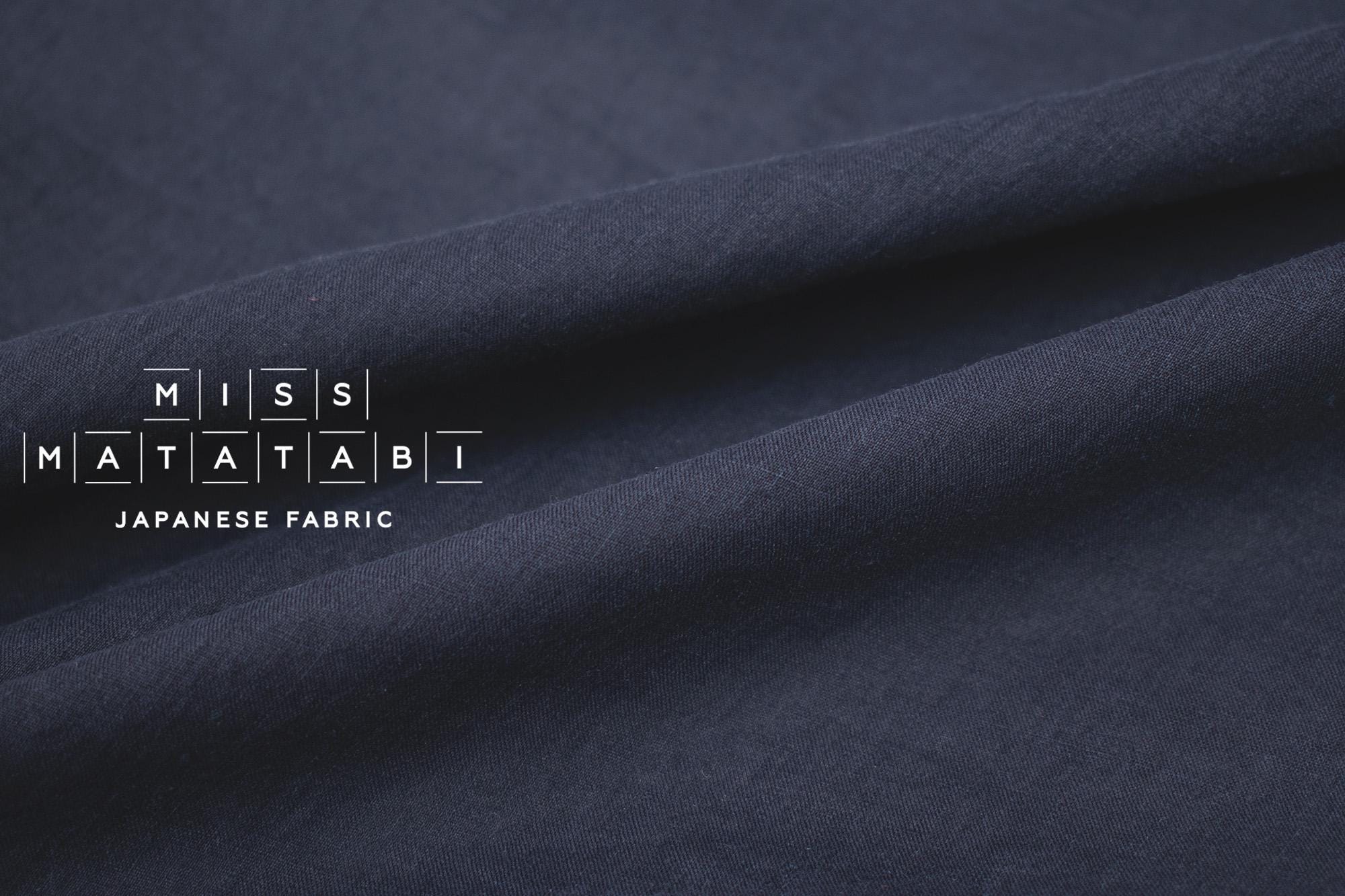 DEADSTOCK Shokunin Collection Azumadaki 18 Linen - navy blue
