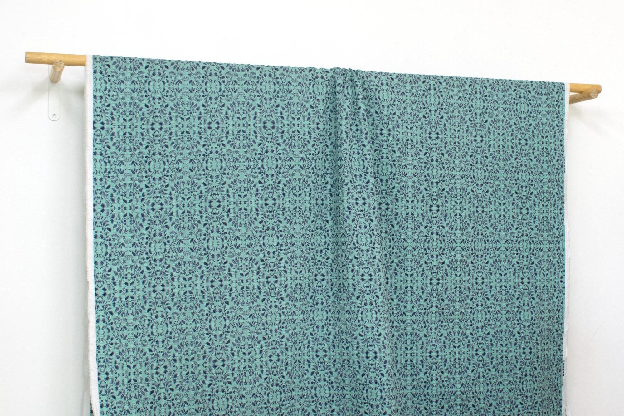Japanese Fabric Cotton Ripple Bonnie Floral - D - 50cm