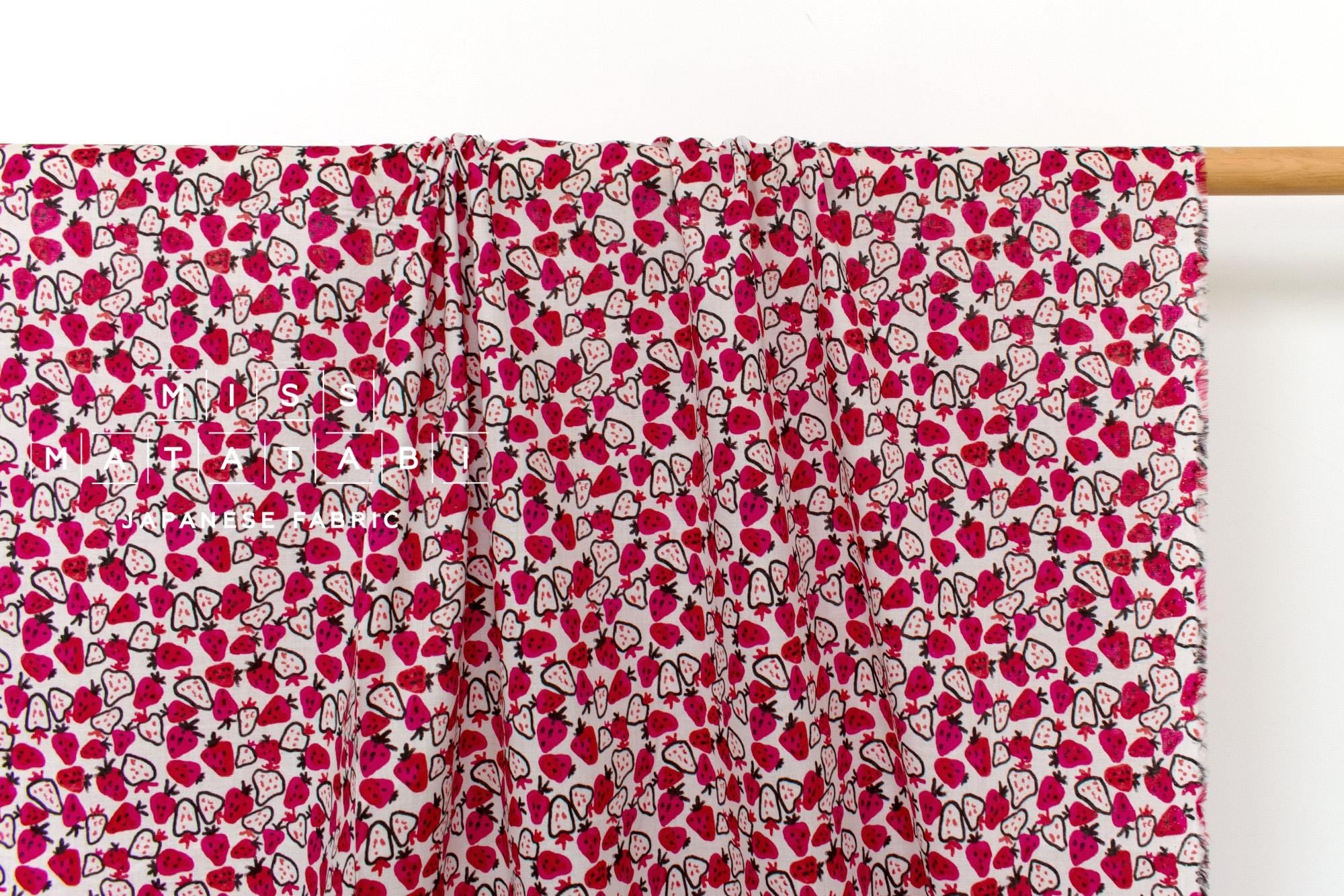 Japanese Fabric Strawberries - 50cm