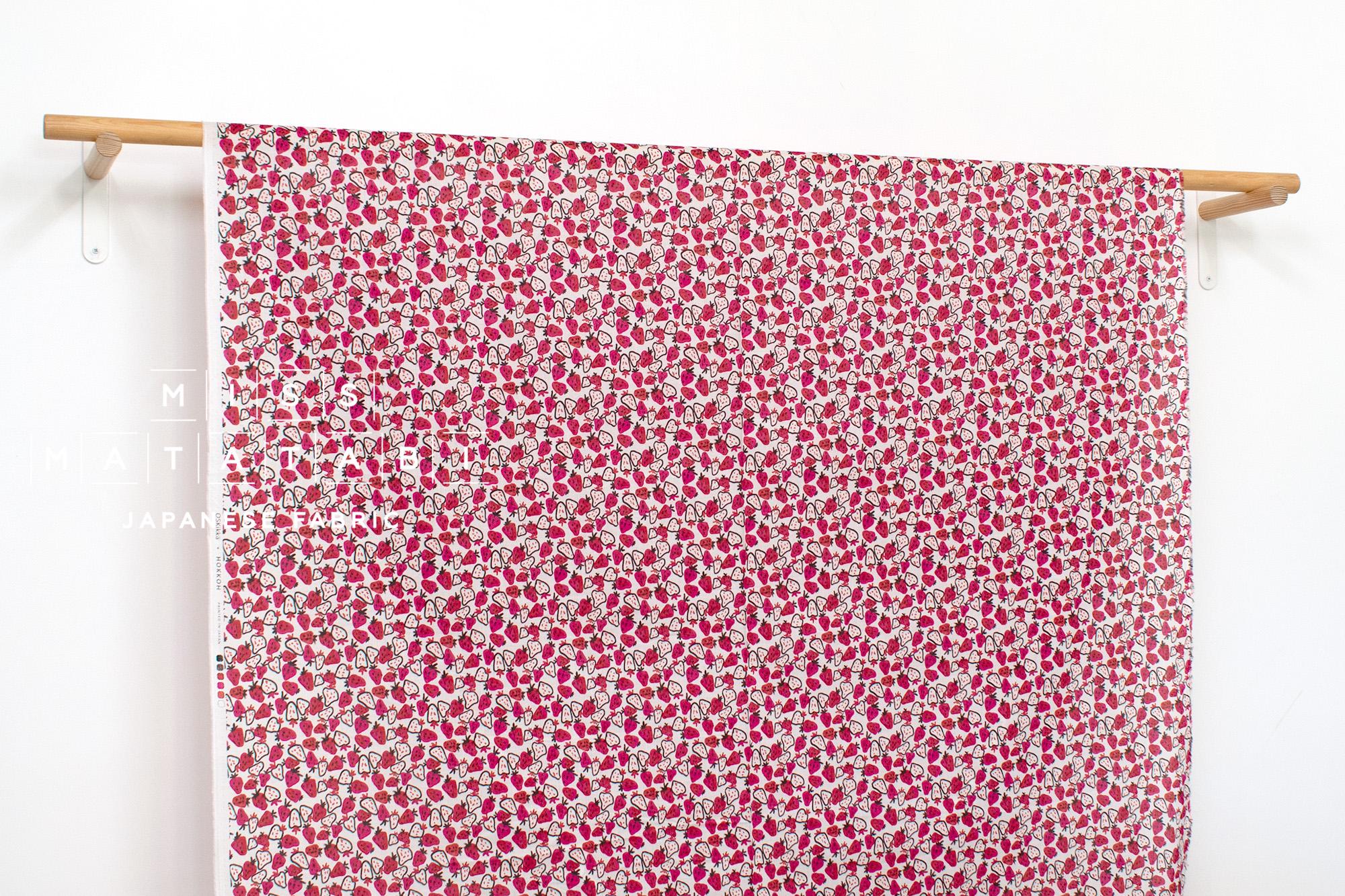 Japanese Fabric Strawberries - 50cm