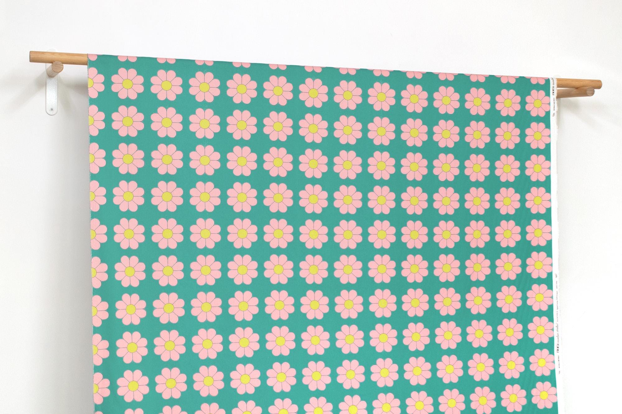 Japanese Fabric The Most Fun Flowers - pink - 50cm