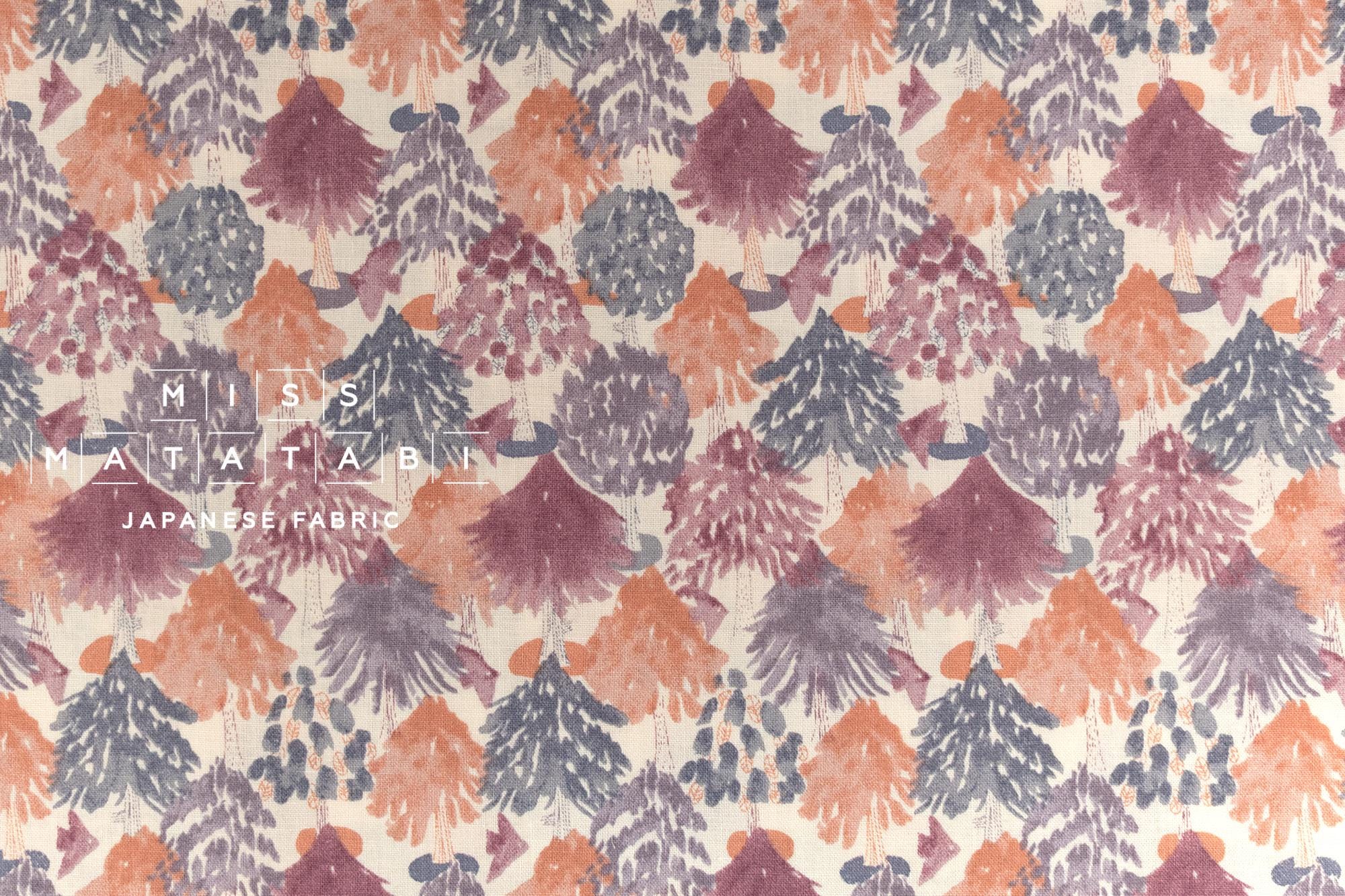 Japanese Fabric Evergreens - B - 50cm