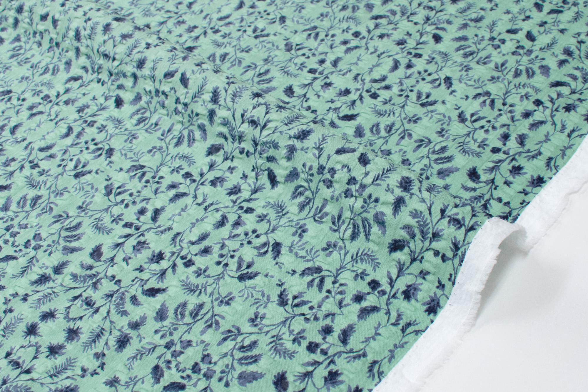 Japanese Fabric Cotton Ripple Bonnie Floral - D - 50cm