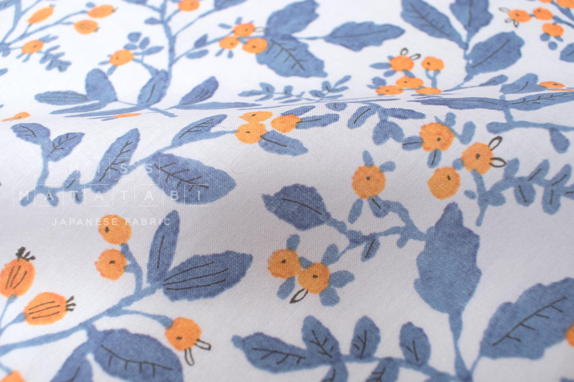 DEADSTOCK Japanese Fabric Berries - D - 50cm