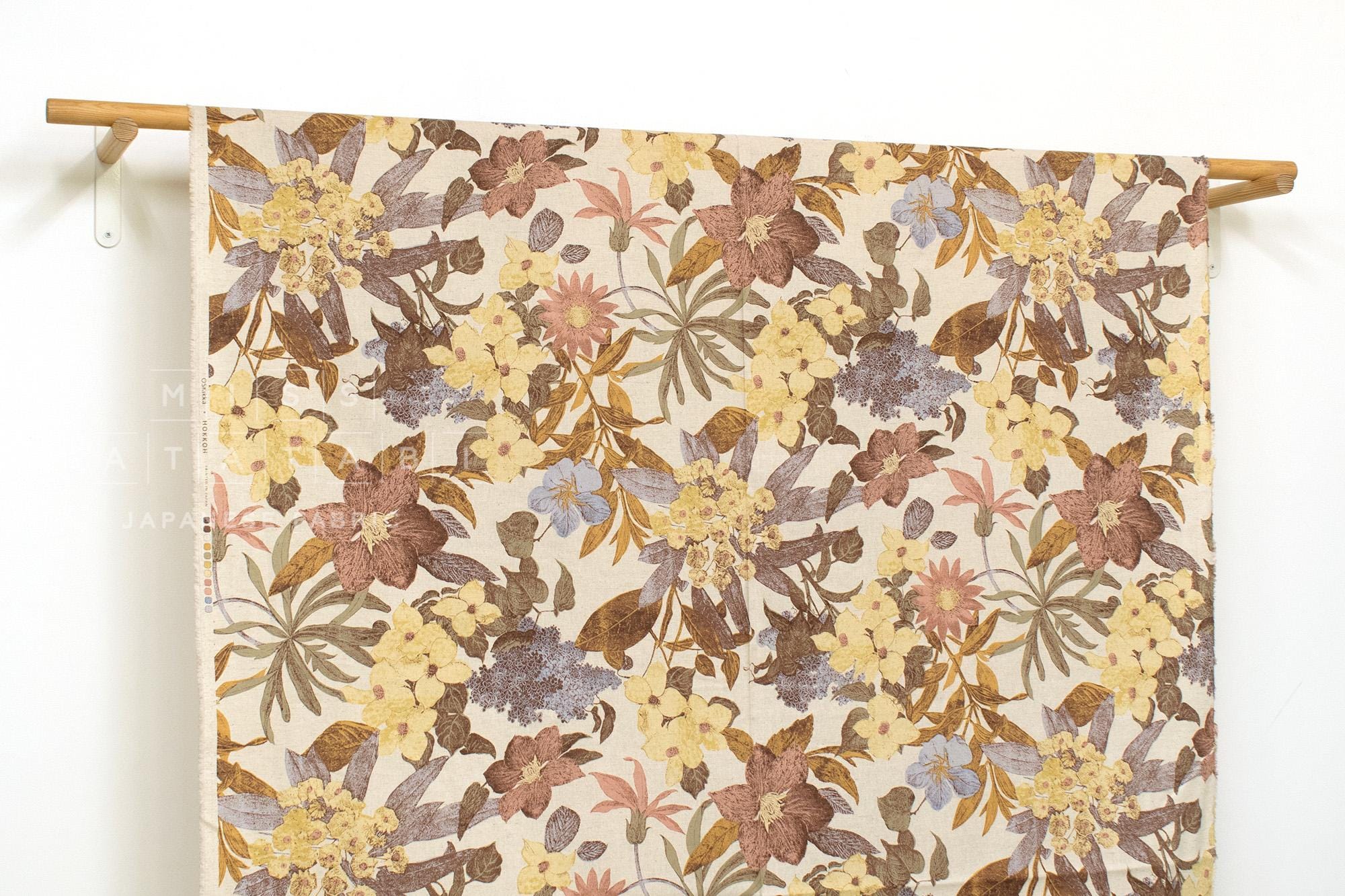 Japanese Fabric Camille Linen Blend - A - 50cm