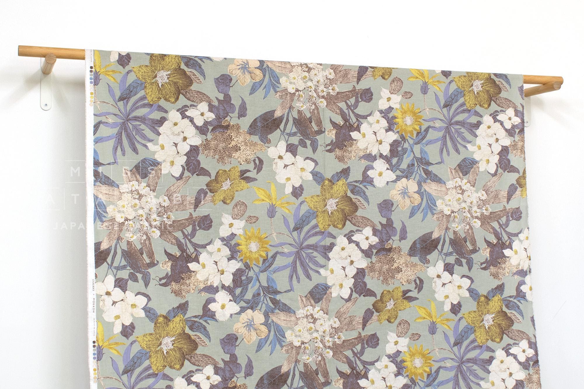 Japanese Fabric Camille Linen Blend - C - 50cm