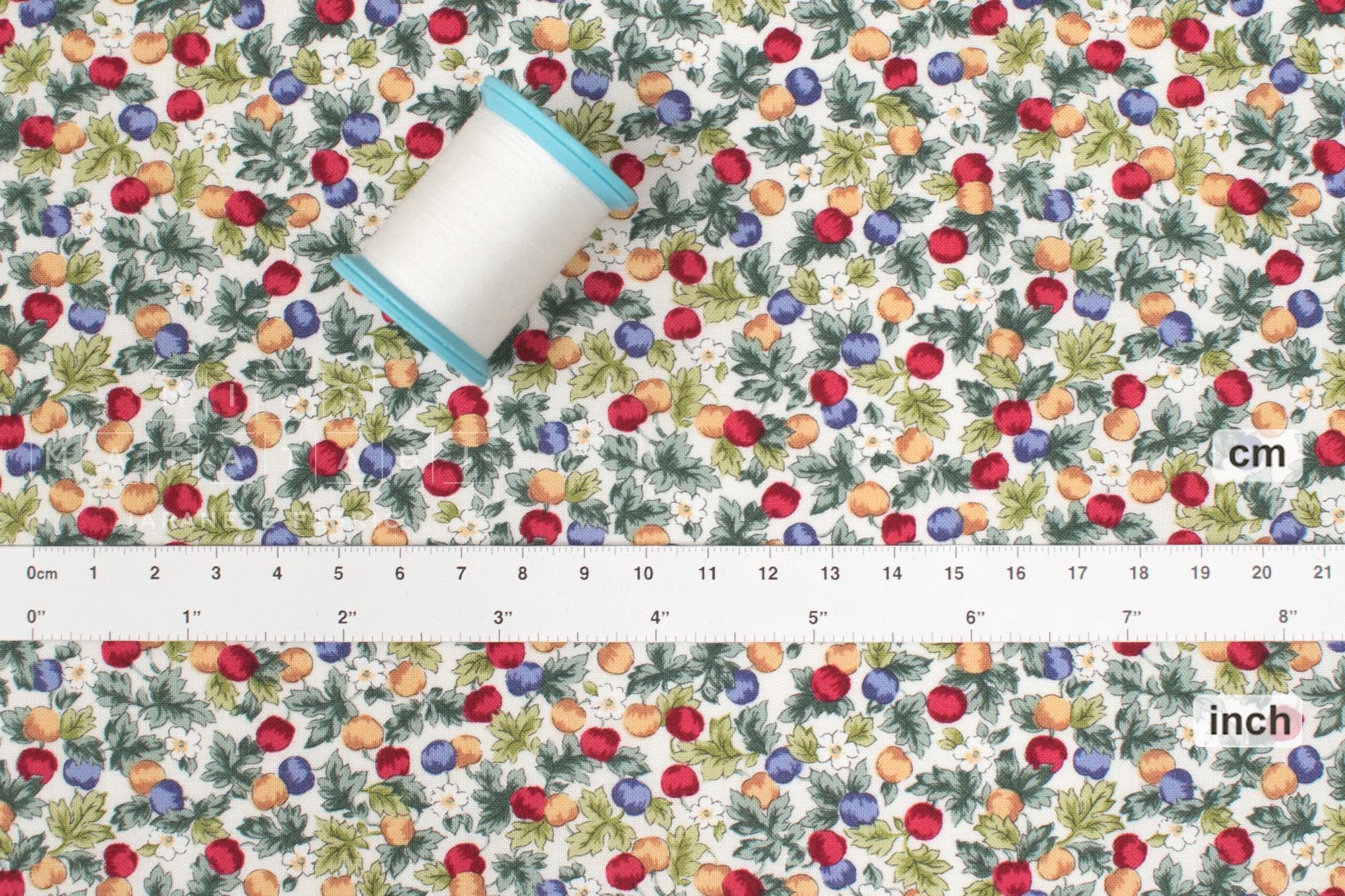 Japanese Fabric Country Apples - C - 50cm