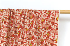 Japanese Fabric Sakura Bunny - C metallic gold - 50cm