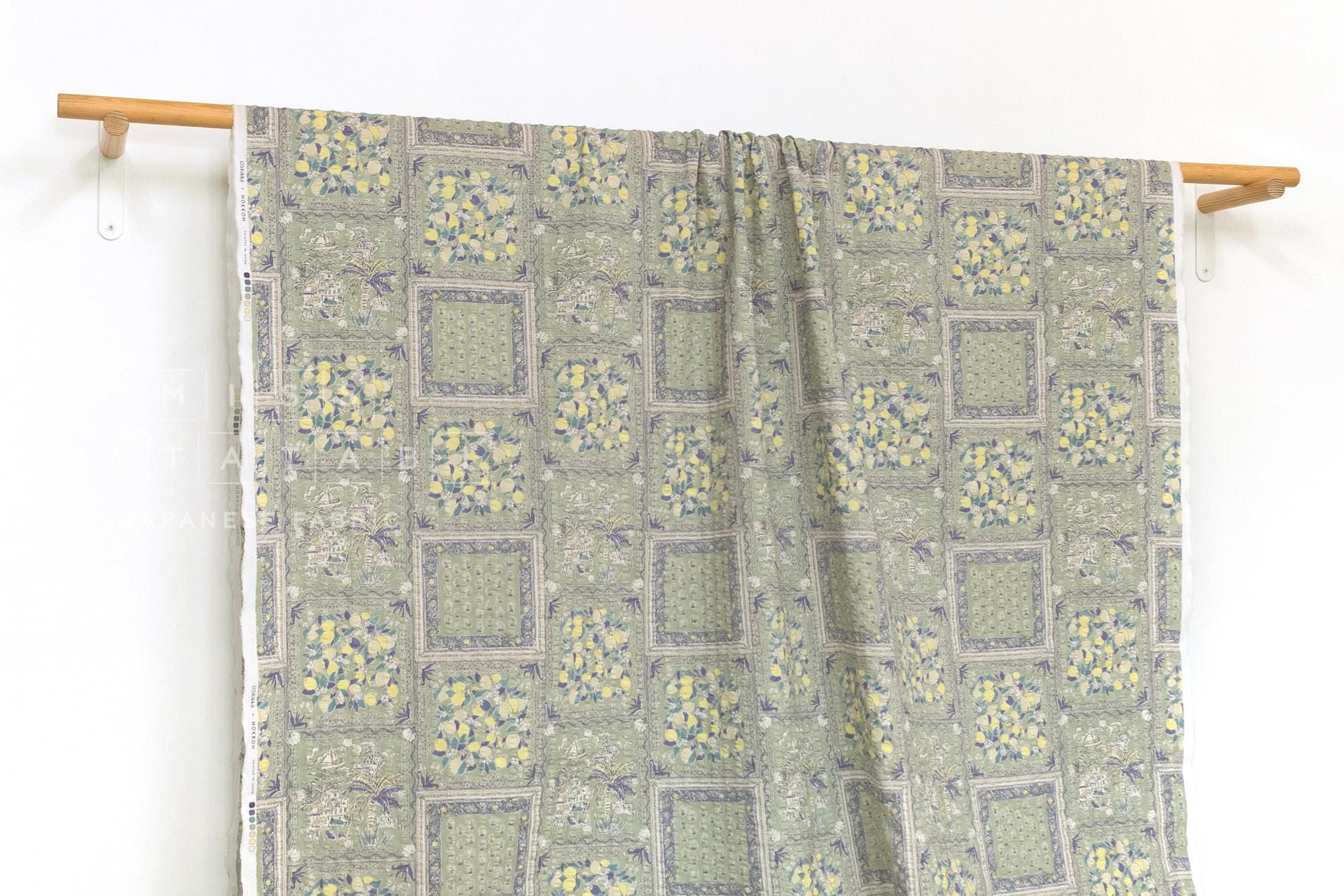 Japanese Fabric Cotton Ripple Coastal Summer - B - 50cm