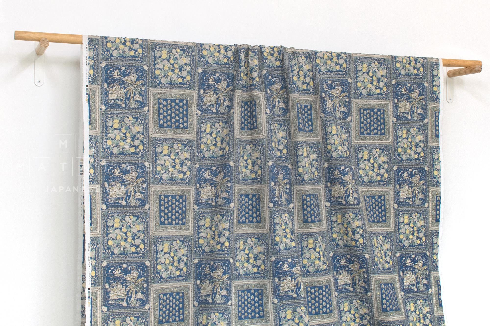 Japanese Fabric Cotton Ripple Coastal Summer - D - 50cm