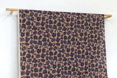 Japanese Fabric Mina Flowers Linen Blend - B - 50cm