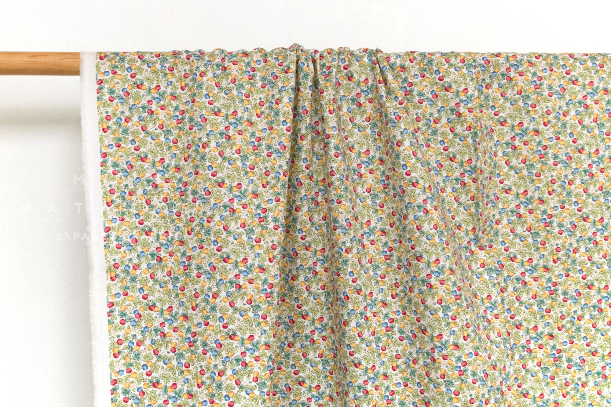 Japanese Fabric Country Apples - B - 50cm