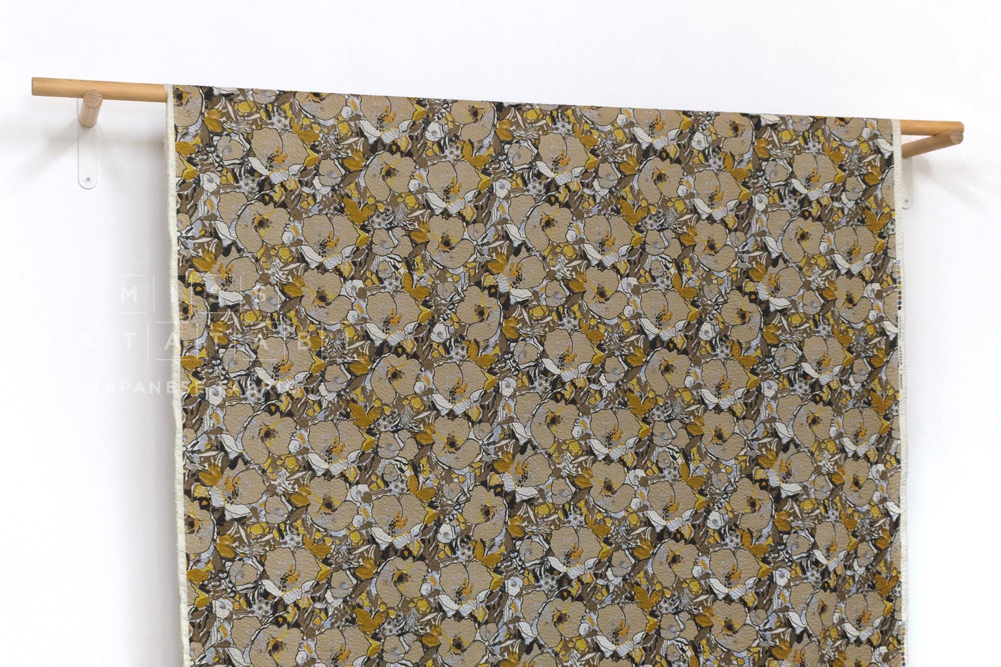 Japanese Fabric Cotton Ripple Beth - D - 50cm