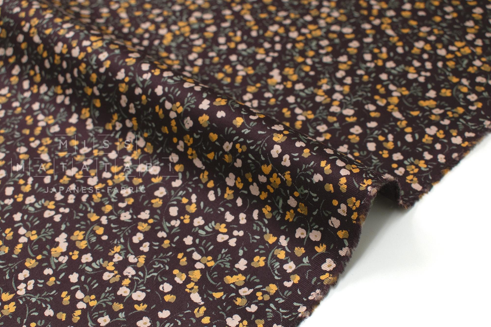 Japanese Fabric Eleanor - C burgundy - 50cm