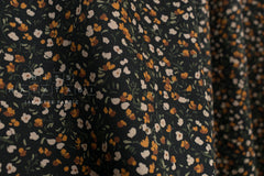 Japanese Fabric Eleanor - E black, green - 50cm