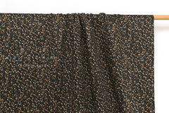 Japanese Fabric Eleanor - E black, green - 50cm
