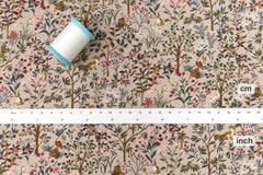 Japanese Fabric Corduroy Into the Woods - A - 50cm