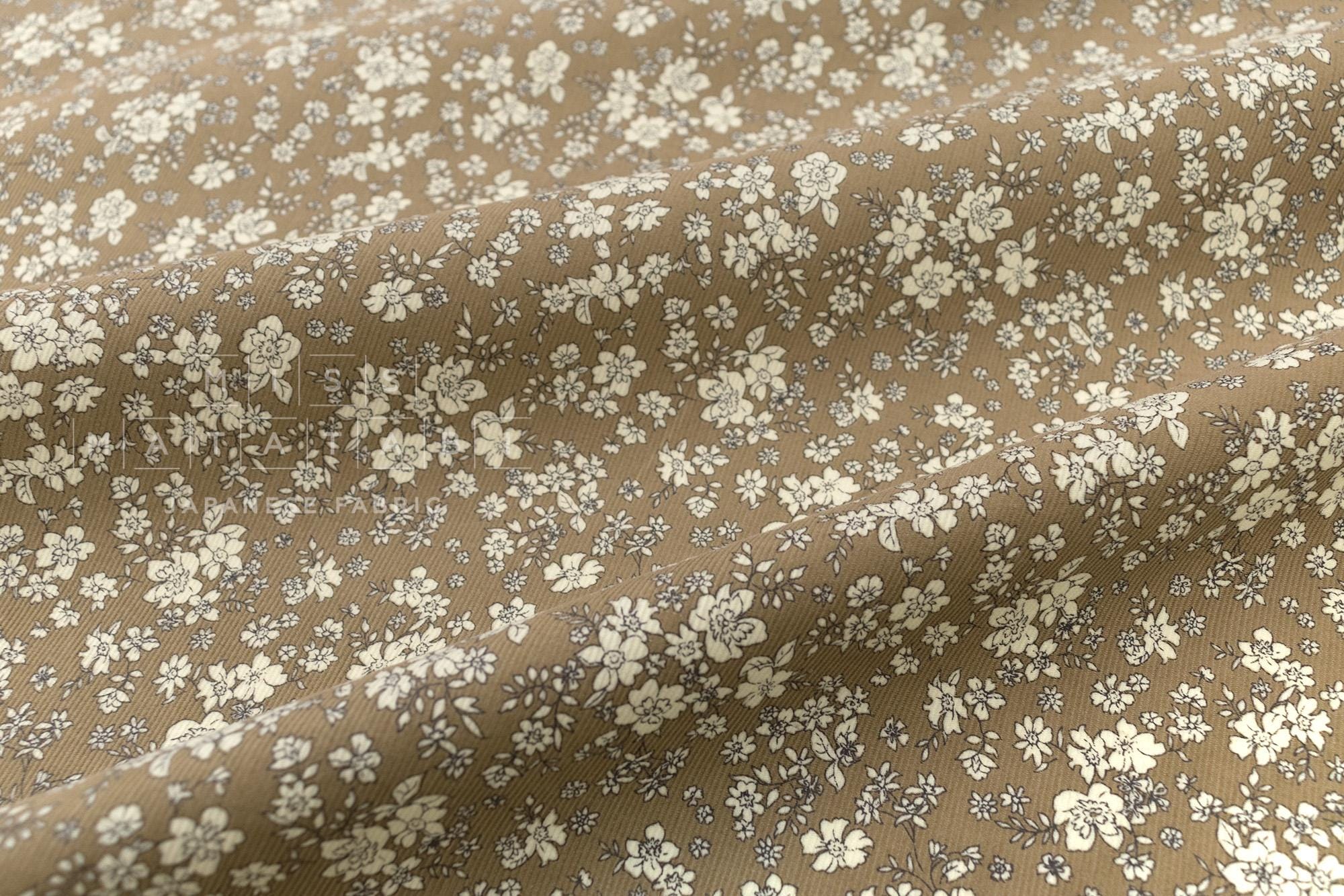 Japanese Fabric Corduroy Niwa - B - 50cm