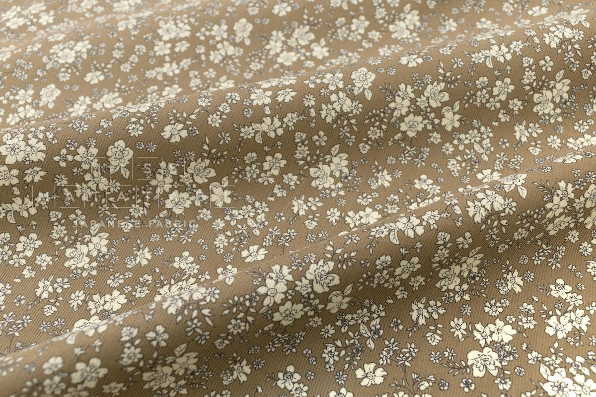 Japanese Fabric Corduroy Niwa - B - 50cm
