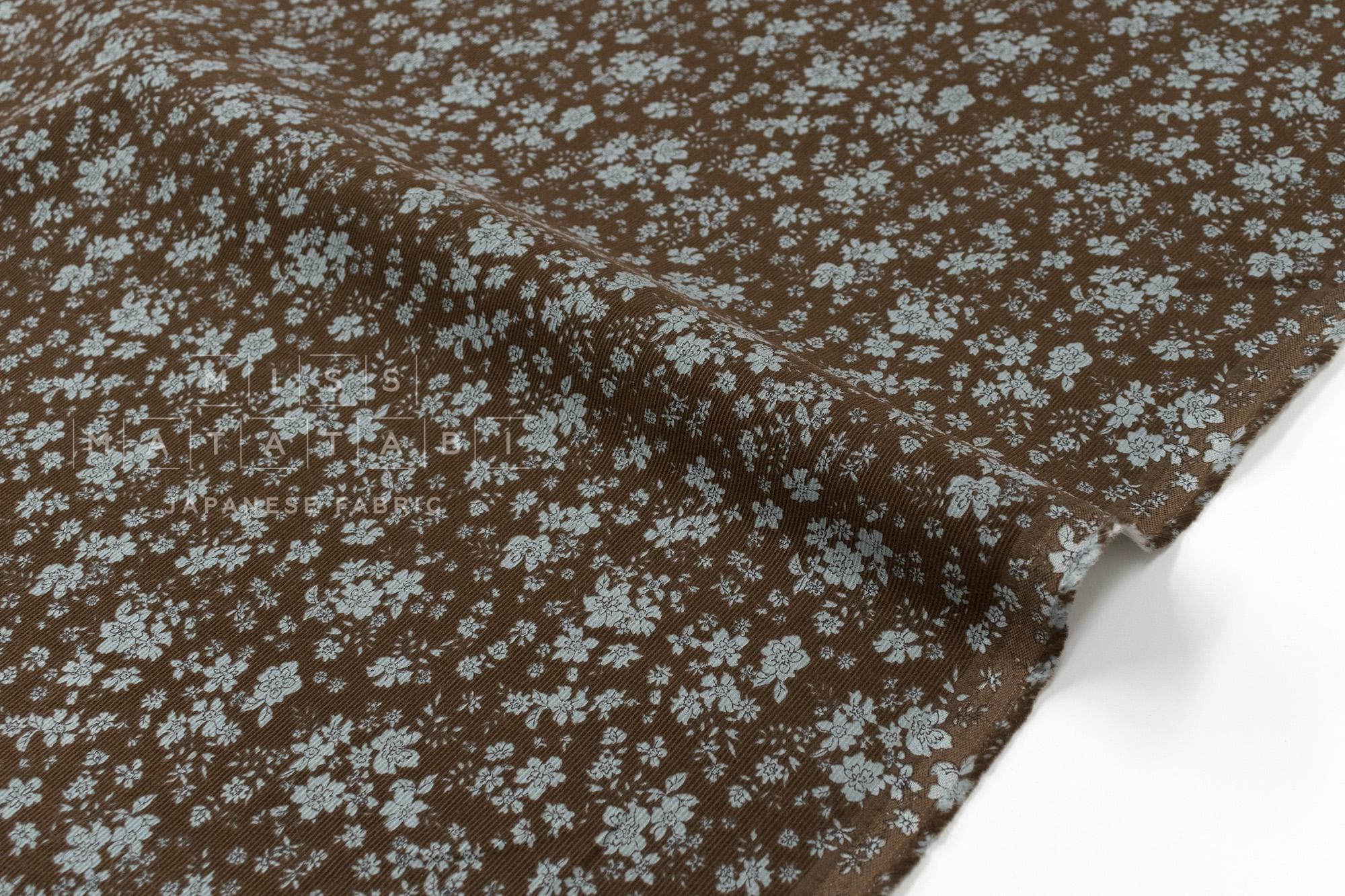 Japanese Fabric Corduroy Niwa - D - 50cm