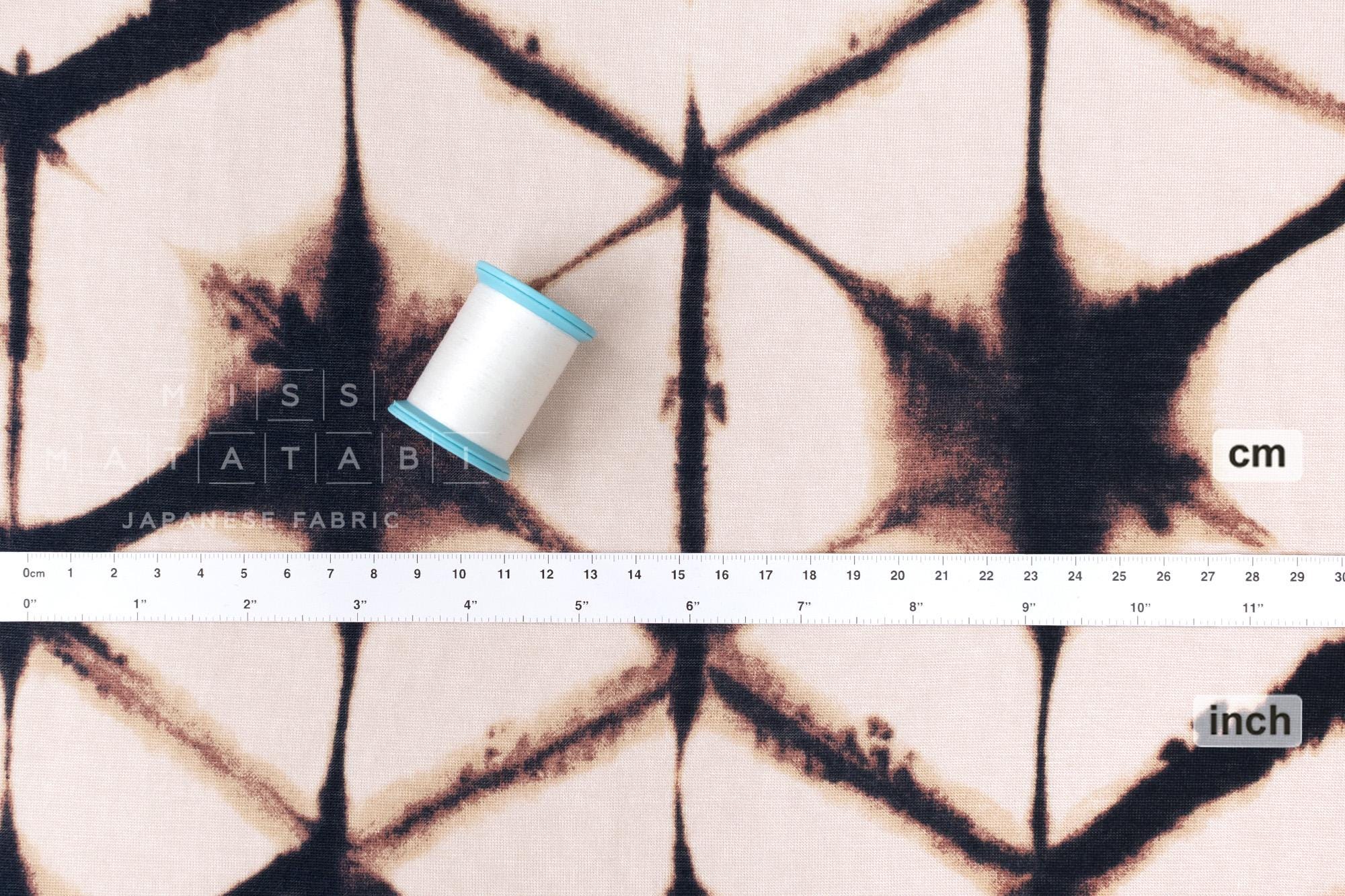 Japanese Fabric Shibori Rayon Silk Knit - D - 50cm