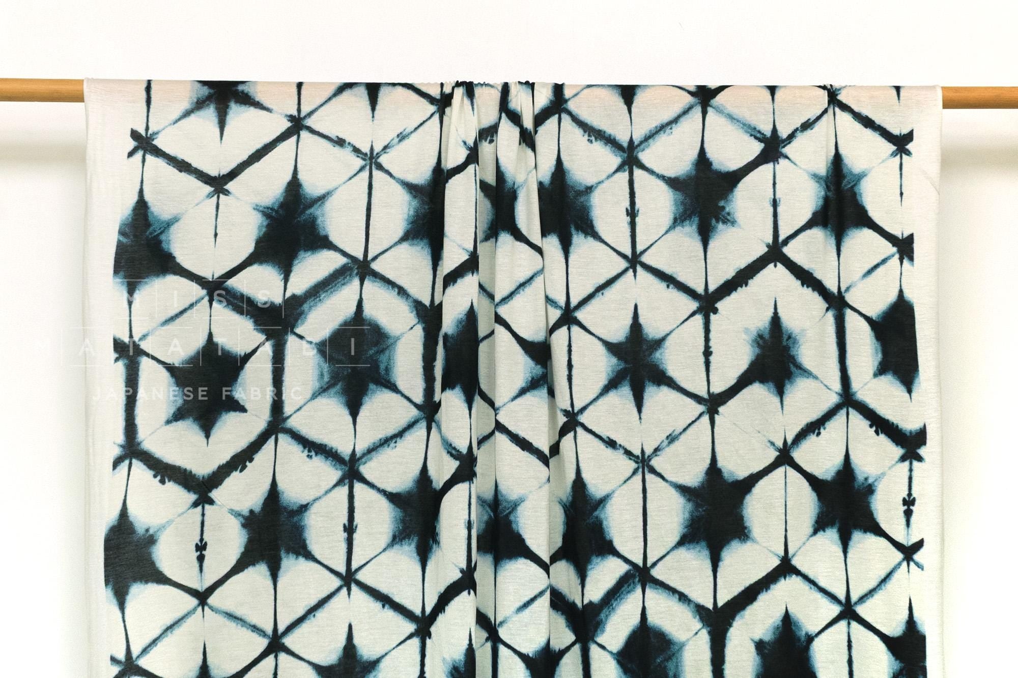 Japanese Fabric Shibori Rayon Silk Knit - A - 50cm
