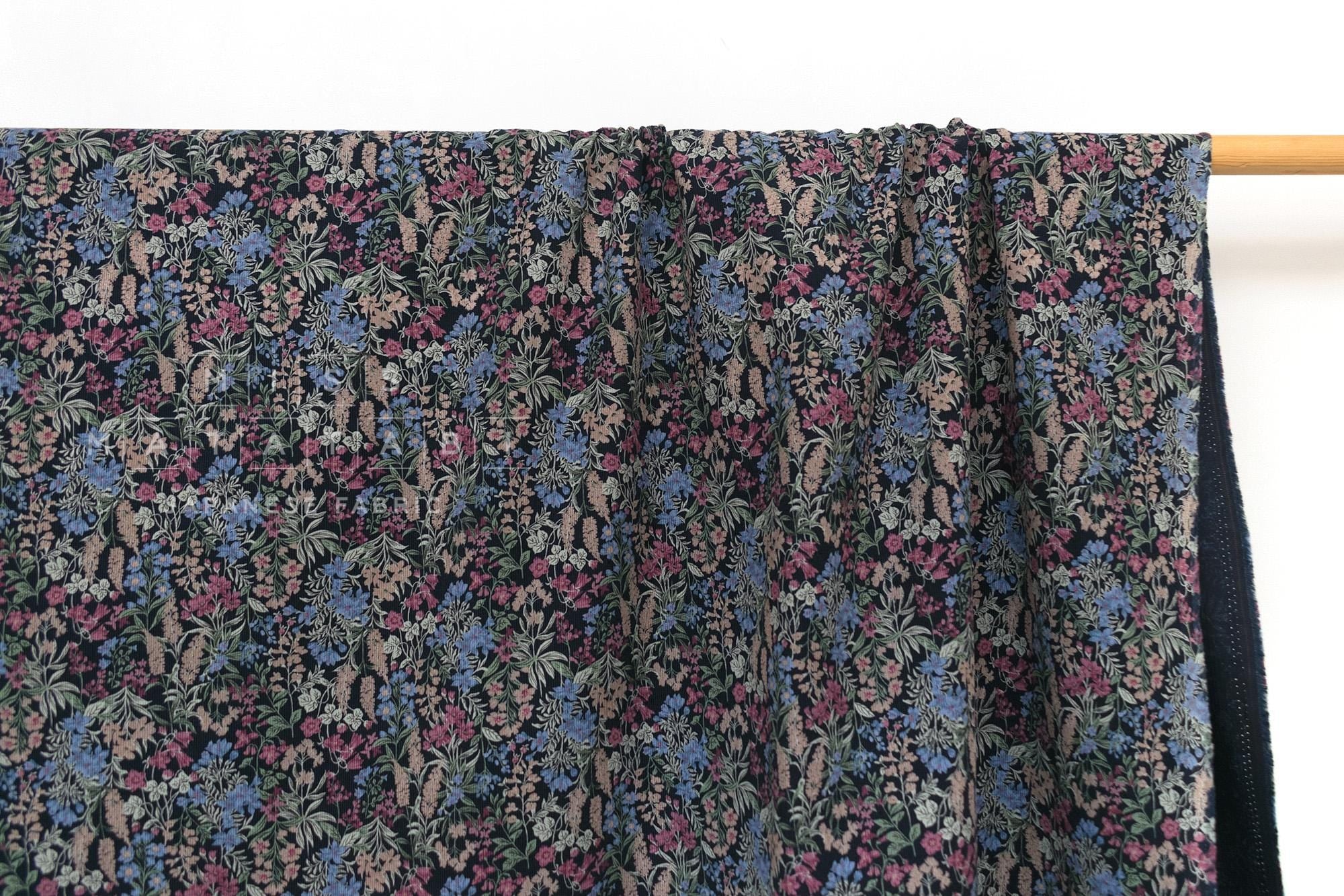 Japanese Fabric Corduroy Miki - D - 50cm