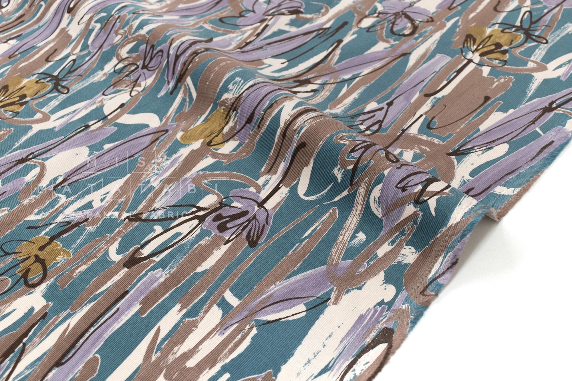 Japanese Fabric Corduroy Mallory - C - 50cm