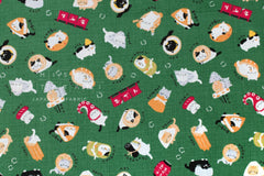 Japanese Fabric Oden Cats - D - 50cm