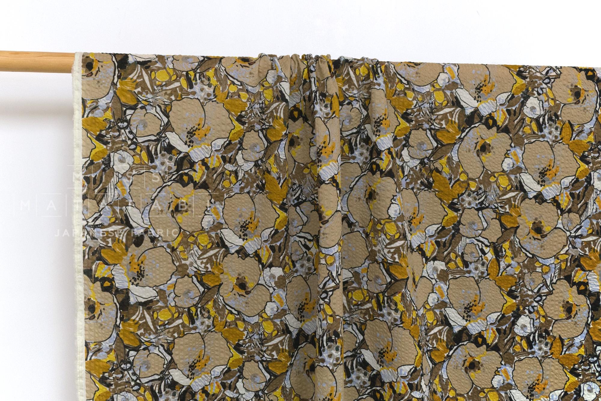 Japanese Fabric Cotton Ripple Beth - D - 50cm