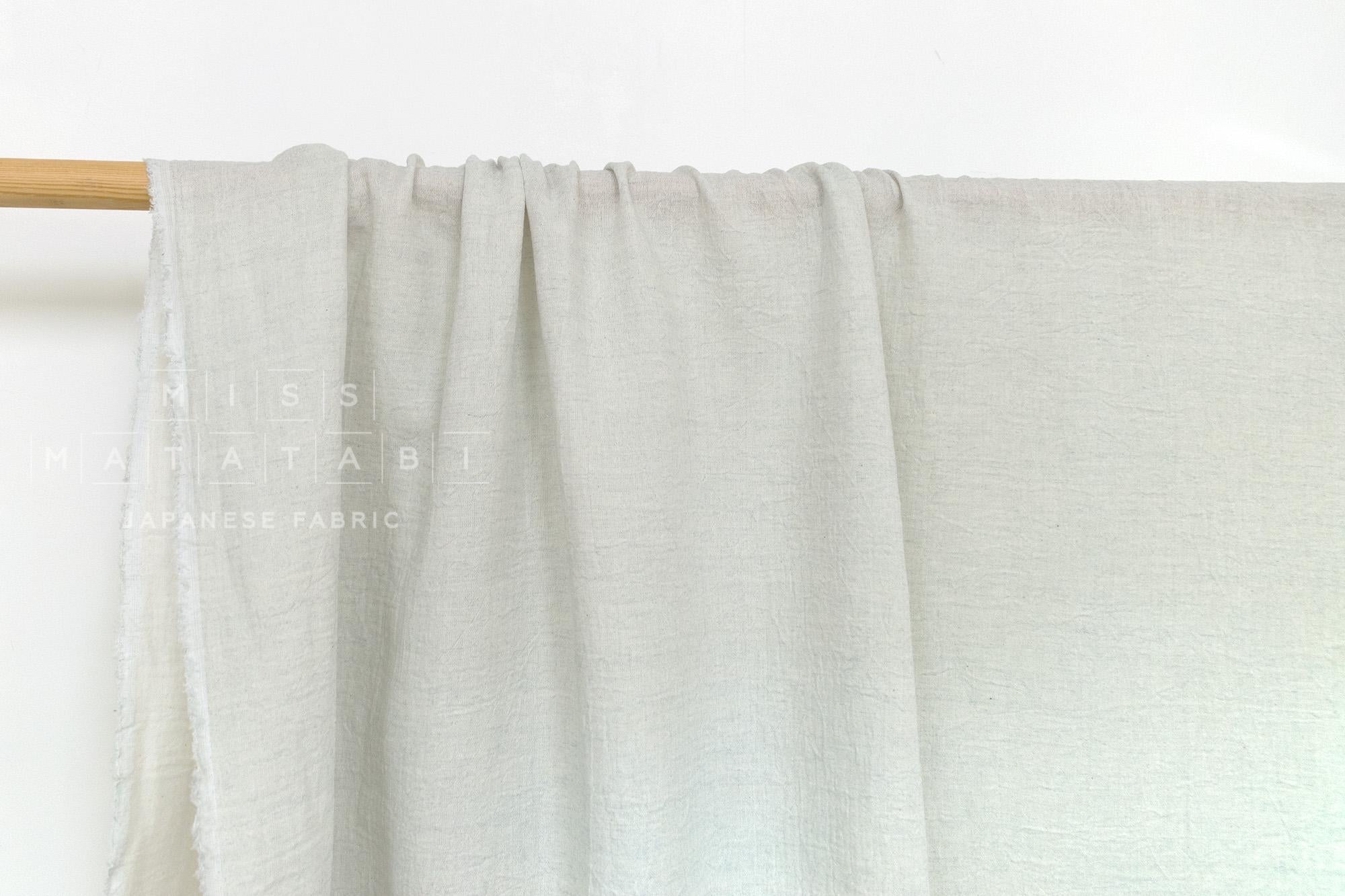 DEADSTOCK Japanese Fabric Double Gauze - pale blue - 50cm