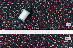 Japanese Fabric Eleanor - D navy - 50cm