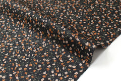 Japanese Fabric Eleanor - E black, green - 50cm