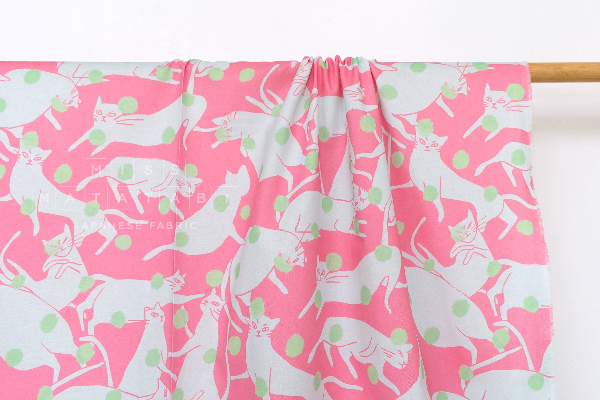 Japanese Fabric Nigel Cat - A - 50cm