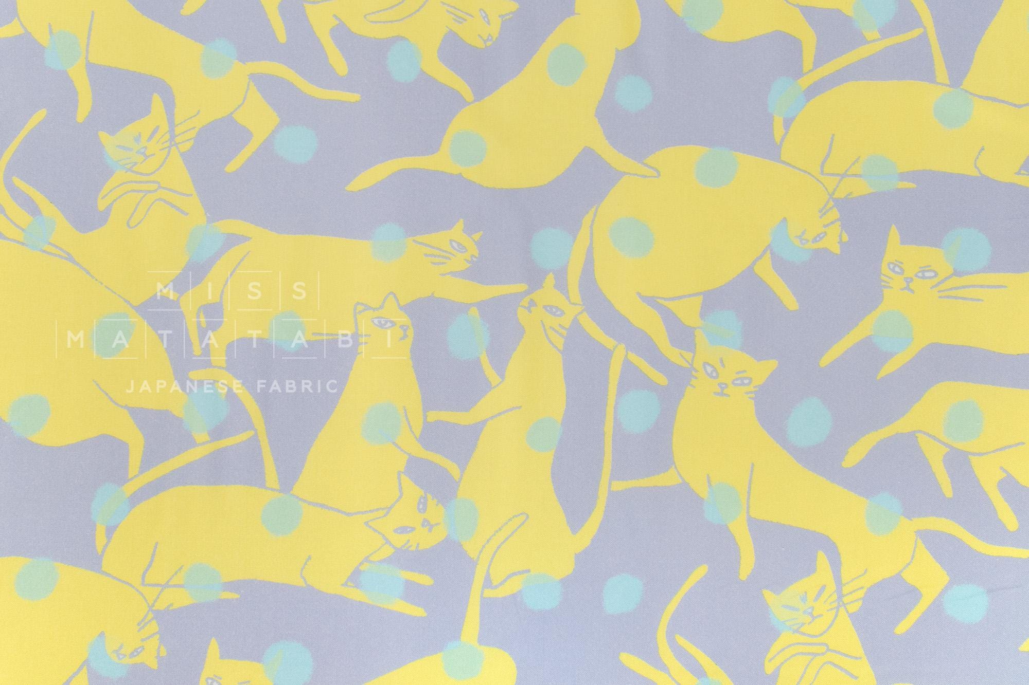 Japanese Fabric Nigel Cat - B - 50cm