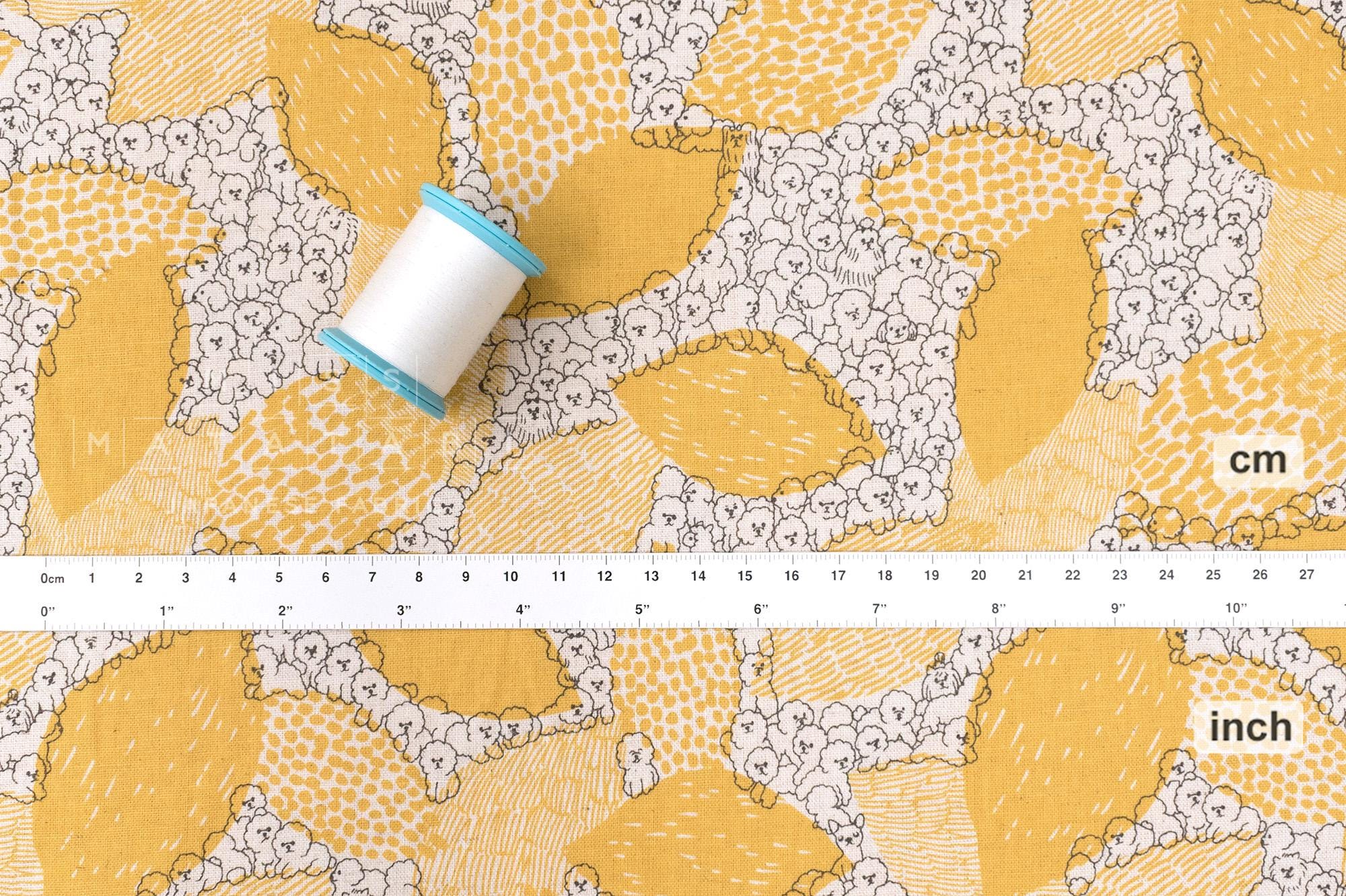 Japanese Fabric Bichon Frise - A - 50cm