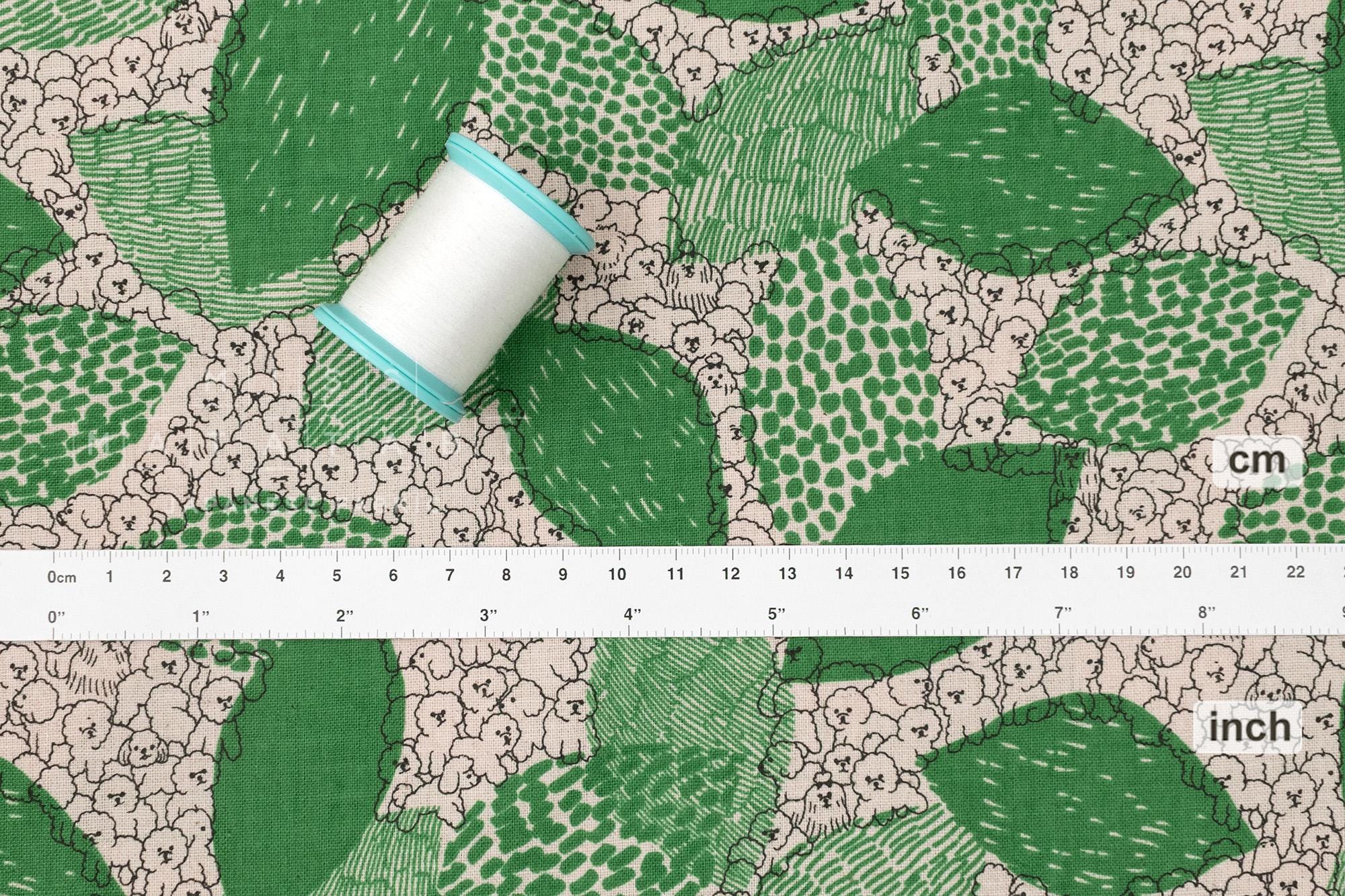 Japanese Fabric Bichon Frise - C - 50cm