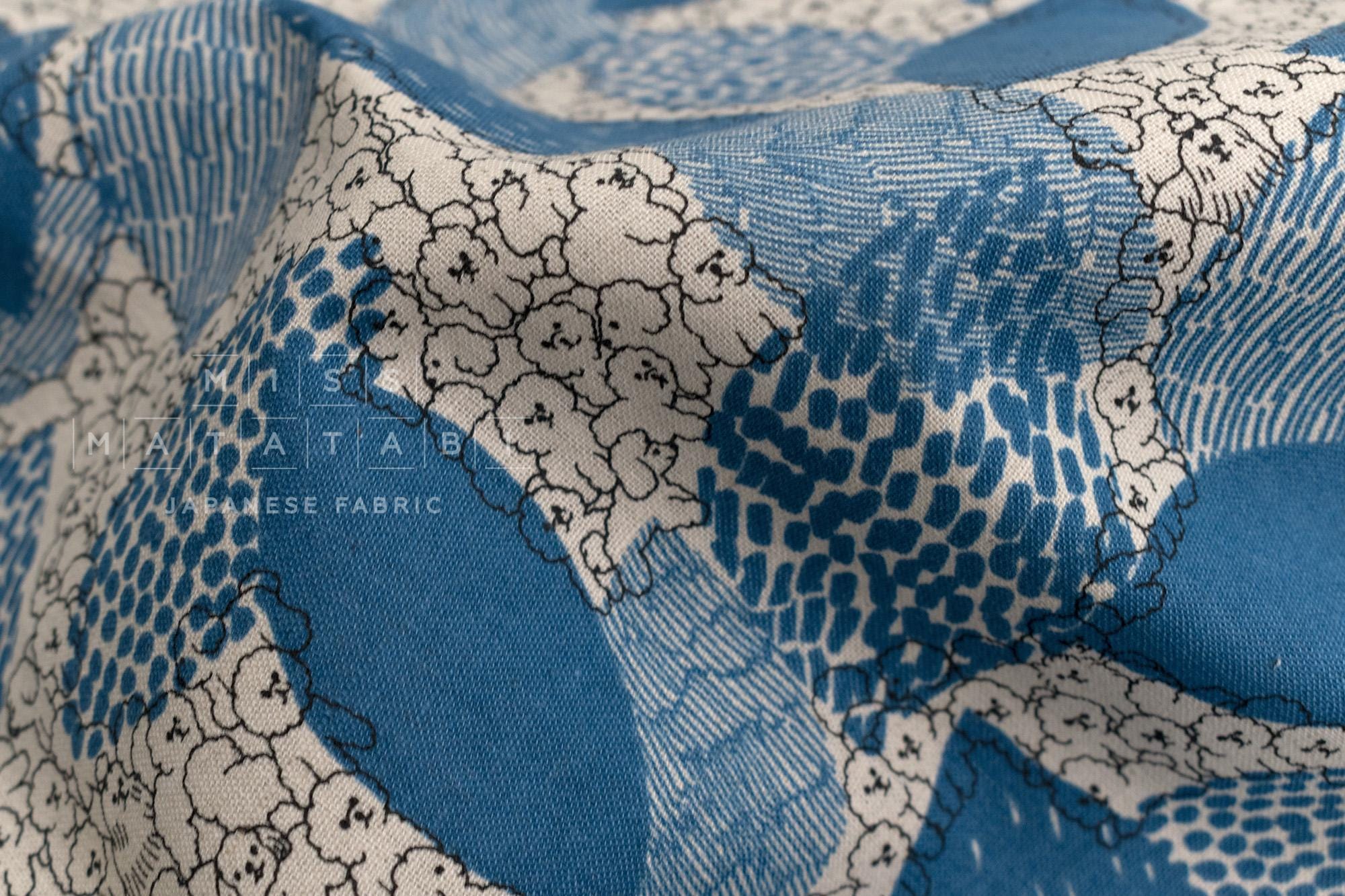 Japanese Fabric Bichon Frise - D - 50cm