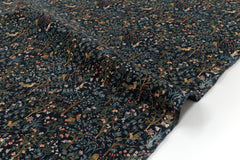 Japanese Fabric Corduroy Into the Woods - D navy blue - 50cm