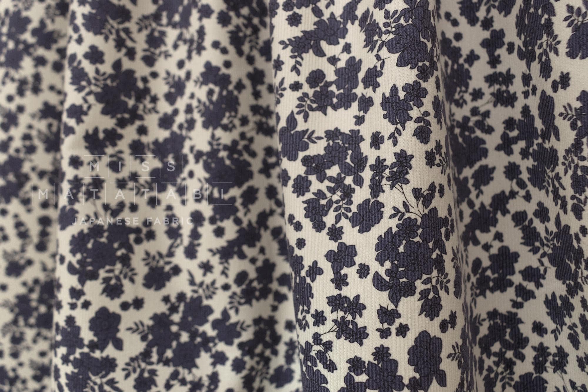 Japanese Fabric Corduroy Niwa - A - 50cm