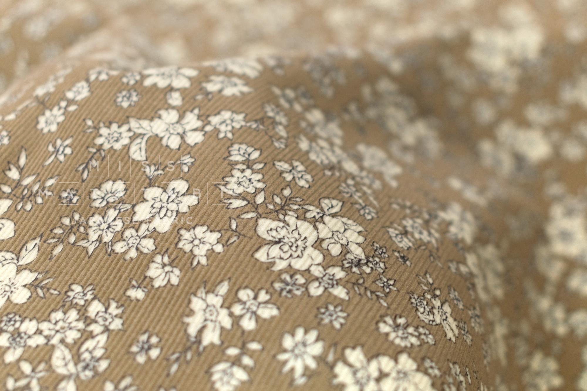 Japanese Fabric Corduroy Niwa - B - 50cm