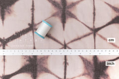 Japanese Fabric Wool Gauze Shibori Murazome - D - 50cm