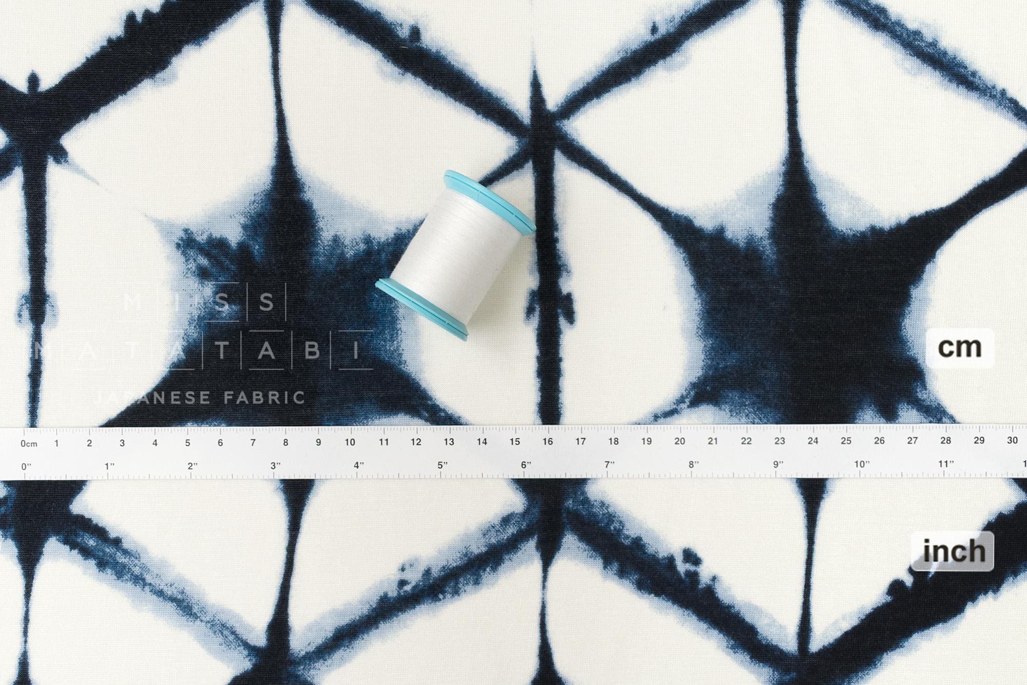Japanese Fabric Shibori Rayon Silk Knit - B - 50cm